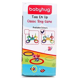 Babyhug Toss Em Up Classic Ring Game - Yellow