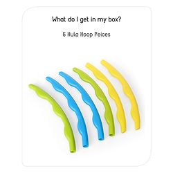 Babyhug Hoop N Loop Hula Hoop - Blue Green Yellow