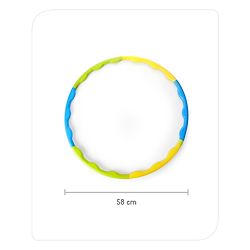 Babyhug Hoop N Loop Hula Hoop - Blue Green Yellow