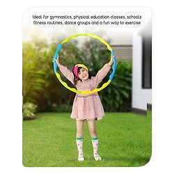Babyhug Hoop N Loop Hula Hoop - Blue Green Yellow