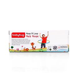 Babyhug Hoop N Loop Hula Hoop - Blue Green Yellow