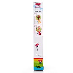 Babyhug Junior Plastic Racket Set - Yellow