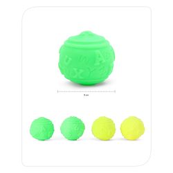 Babyhug Bath In Style Squeezy Toy Set Balls Pack of 4 - Green Yellow