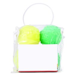 Babyhug Bath In Style Squeezy Toy Set Balls Pack of 4 - Green Yellow