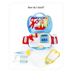 Babyhug Hello Doctor Suitcase Playset - 21pieces