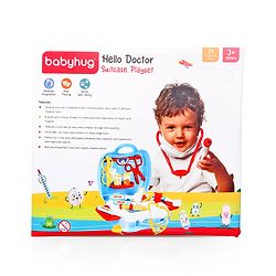 Babyhug Hello Doctor Suitcase Playset - 21pieces