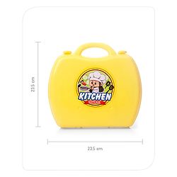 Babyhug Chef's Home Kitchen Suitcase Playset - 28 Pieces