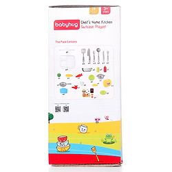 Babyhug Chef's Home Kitchen Suitcase Playset - 28 Pieces