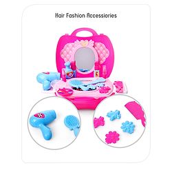 Babyhug My Vanity Makeup Suitcase Playset - 21 Pieces