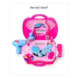 Babyhug My Vanity Makeup Suitcase Playset - 21 Pieces