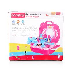 Babyhug My Vanity Makeup Suitcase Playset - 21 Pieces