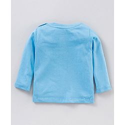 Babyhug Full Sleeves T-Shirts Stripes and Text Print Pack of 2 - Multicolour