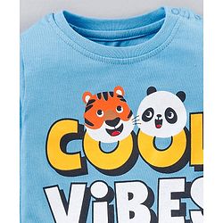 Babyhug Full Sleeves T-Shirts Stripes and Text Print Pack of 2 - Multicolour