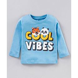 Babyhug Full Sleeves T-Shirts Stripes and Text Print Pack of 2 - Multicolour