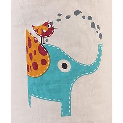 Babyhug Laundry Bag Elephant Bird Printed - Green