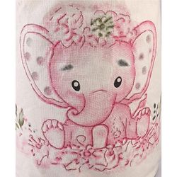 Babyhug Laundry Bag Elephant Printed - Pink