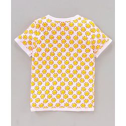 Babyhug Antibacterial Finish Half Sleeves  Vest Pack of 2 - Blue Yellow