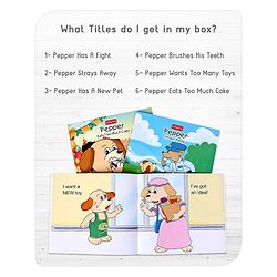 Babyhug Story Book of Mr. Pepper's New Learnings, Activities, and Behaviors, Set of 6 - English