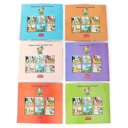 Babyhug Story Book of Mr. Pepper's New Learnings, Activities, and Behaviors, Set of 6 - English