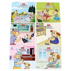 Babyhug Story Book of Mr. Pepper's Daily Activities & Learnings, Set of 6 - English