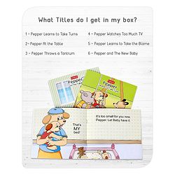 Babyhug Story Book of Mr. Pepper's Daily Activities & Learnings, Set of 6 - English
