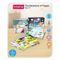 Babyhug Story Book of Mr. Pepper's New Activities & Learnings, Set of 6 - English