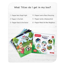 Babyhug Story Book of Mr. Pepper's New Activities & Learnings, Set of 6 - English