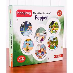 Babyhug Story Book of Mr. Pepper's New Activities & Learnings, Set of 6 - English