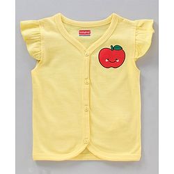 Babyhug Anti Bacterial Cap Sleeves Vests Pack of 5 - Multicolour