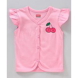 Babyhug Anti Bacterial Cap Sleeves Vests Pack of 5 - Multicolour