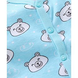 Babyhug Full Sleeves Antibacterial Vests Pack of 3 - Green Blue
