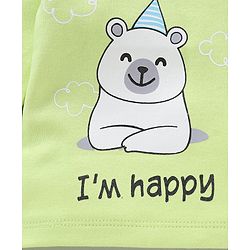Babyhug Full Sleeves Antibacterial Vests Pack of 3 - Green Blue