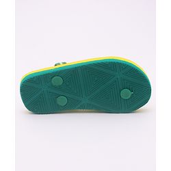 Cute Walk by Babyhug Flip Flops Minion Print - Yellow