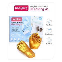 Babyhug Magical Memories 3D Casting Kit - Metallic Gold