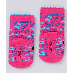 Cutewalk by Babyhug Disney Anti Bacterial Ankle Length Socks Minnie Mouse Print Pack of 3 - Pink White Mutlicolor