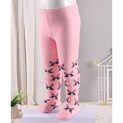 Cute Walk by Babyhug Antibacterial Mouse Design Footed Tights - Pink