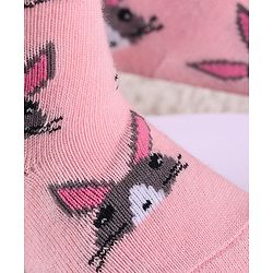 Cute Walk by Babyhug Antibacterial Mouse Design Footed Tights - Pink