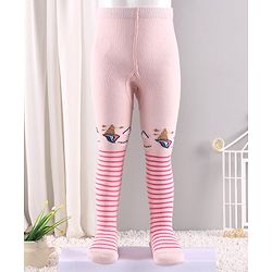 Cute Walk by Babyhug Anti Bacterial Tights Unicorn Design - Pink