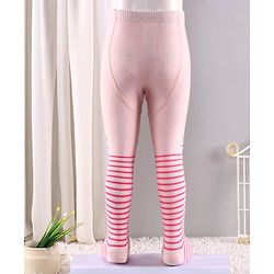 Cute Walk by Babyhug Anti Bacterial Tights Unicorn Design - Pink