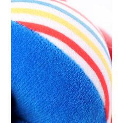 Babyhug Soft Rattle Ball for Infants|Multi-Texture Cotton Fabric with Gentle Sound|Stimulates Sensory, Motor & Visual Development|Lightweight & Easy to Grasp|BIS|Ideal Gift|3+ Months|Multicolor