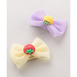 Babyhug Hair Clips & Rubber Band Combo - Multicolor