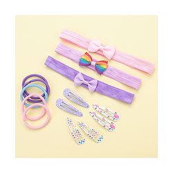 Babyhug Hair Accessories Combo Sets Free Size Pack Of 14 - Multicolor