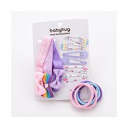 Babyhug Hair Accessories Combo Sets Free Size Pack Of 14 - Multicolor
