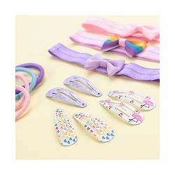 Babyhug Hair Accessories Combo Sets Free Size Pack Of 14 - Multicolor