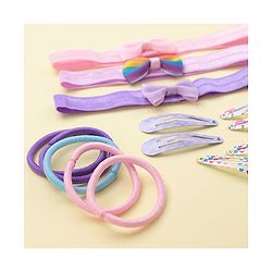 Babyhug Hair Accessories Combo Sets Free Size Pack Of 14 - Multicolor