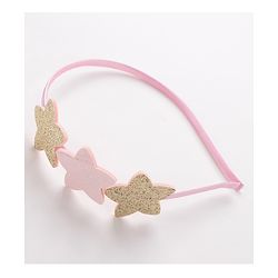 Babyhug Hair Bands Embellished Hearts and Stars Pack of 2- Multicolor