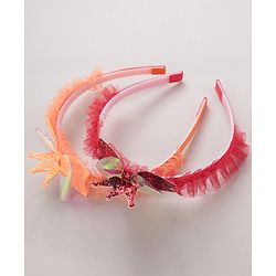 Babyhug Hair Bands- Red & Orange