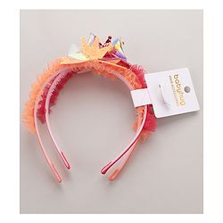 Babyhug Hair Bands- Red & Orange