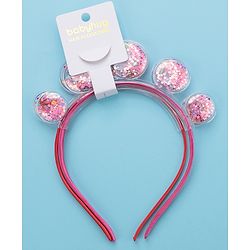 Babyhug Hair Bands- Red & Fuschia