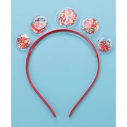Babyhug Hair Bands- Red & Fuschia